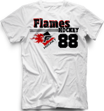 Gulf Coast Flames Old Time T-shirt with Player Number