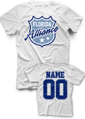 Florida Alliance Distressed Name & Number Tee