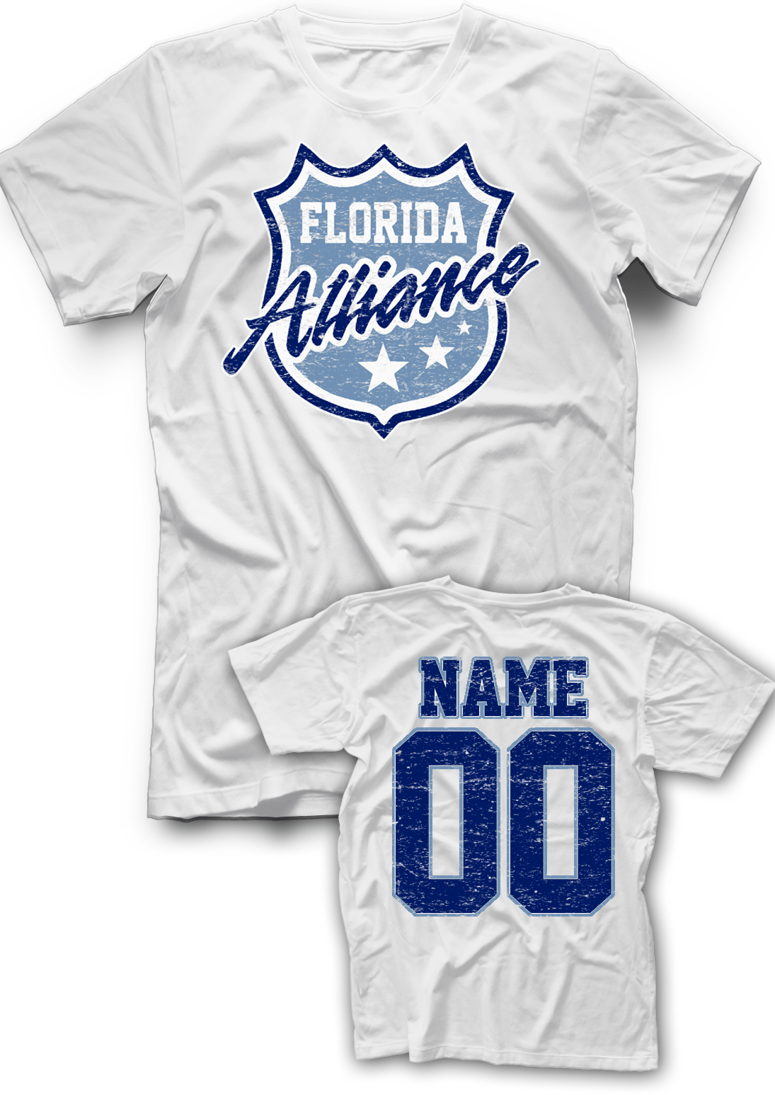 Florida Alliance Distressed Name & Number Tee