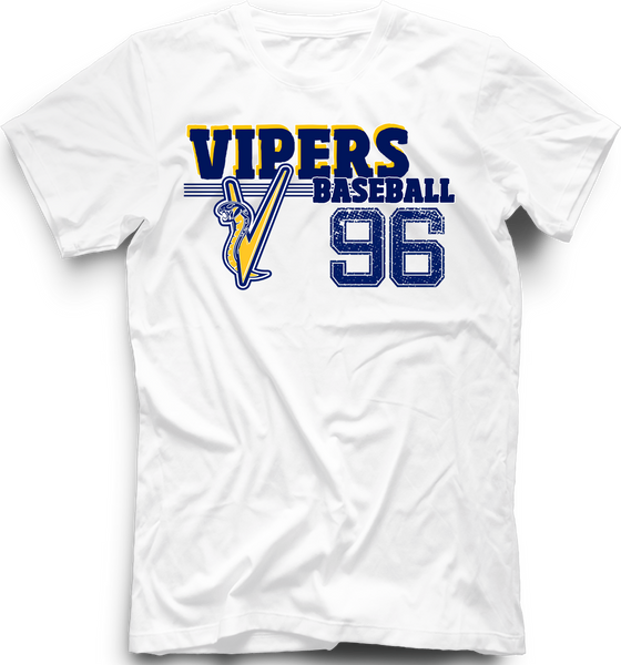 Sarasota Vipers Old Time T-shirt with Player Number