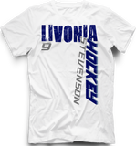 Livonia Stevenson Slashed T-Shirt w/ Player Number