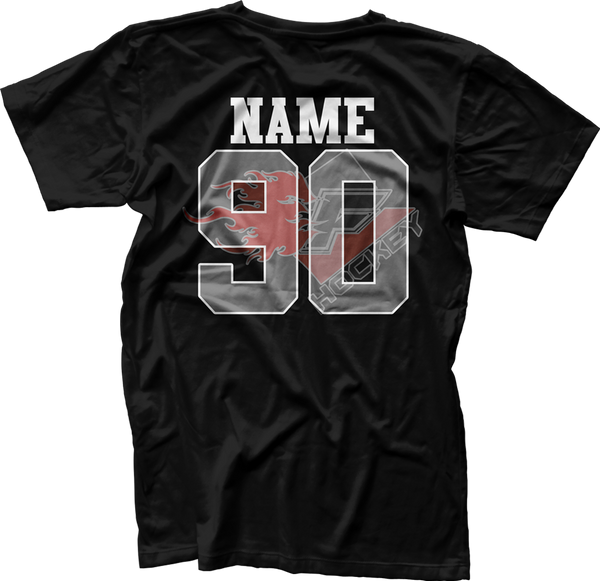 Gulf Coast Flames Skull Penalty Box Tee