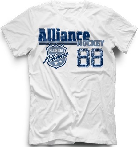 Florida Alliance Old Time T-shirt with Player Number
