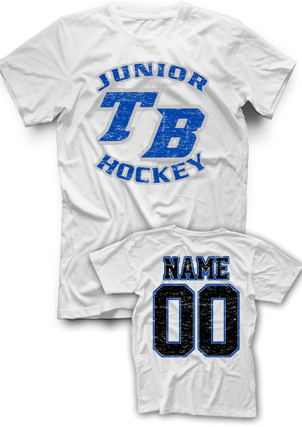 Tampa Bay Juniors Distressed Name & Number Tee