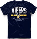 Sarasota Vipers Gradient T-shirt with Player Number