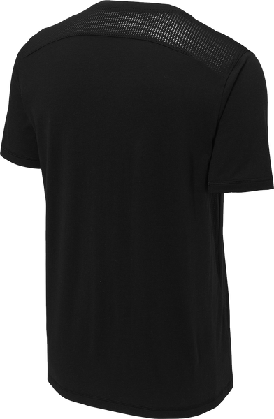 Asolo Rep Tri-Blend Wicking Draft Tee with Mesh Panels
