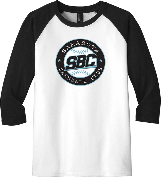 Sarasota Baseball Club 3/4-Sleeve Baseball Raglan Tee