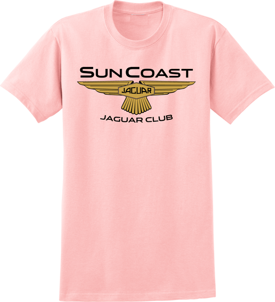 Sun Coast Jaguar Club Pink Printed Logo T-Shirt