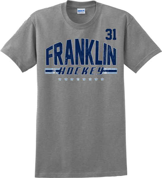 Franklin Flyers Hockey T-shirt with Player Number