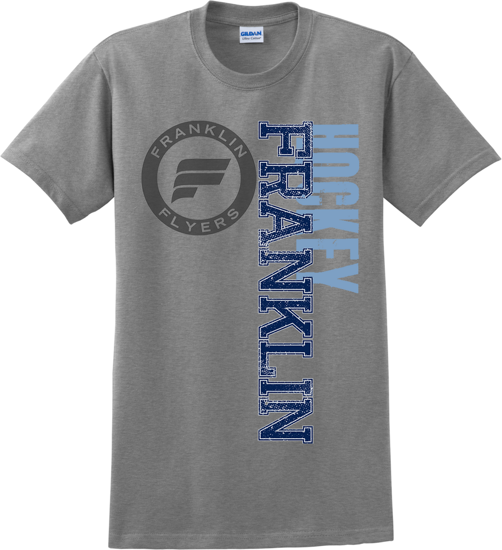 Franklin Flyers Faded Logo T-Shirt with Player Number