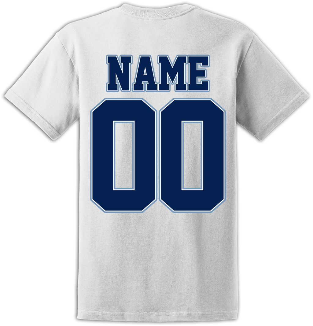 Franklin Flyers Faded Logo T-Shirt with Player Number