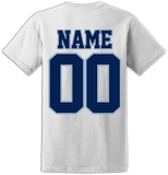 Franklin Flyers Faded Logo T-Shirt with Player Number