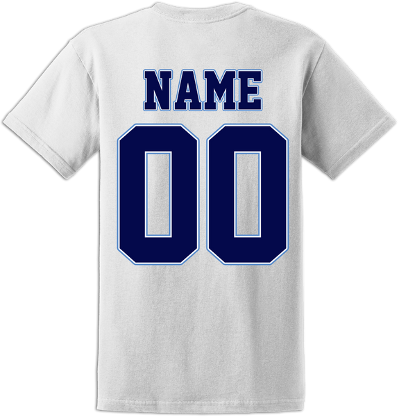 Livonia Stevenson Spartans Faded Logo T-Shirt w/ Player Number