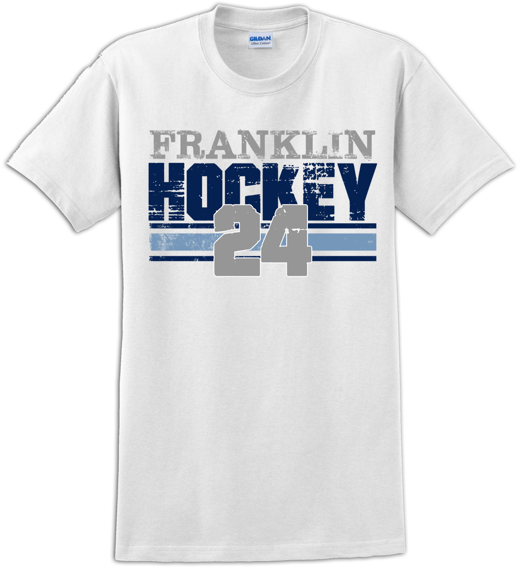 Franklin Flyers Old Time T-shirt with Player Number