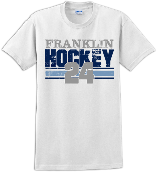 Franklin Flyers Old Time T-shirt with Player Number