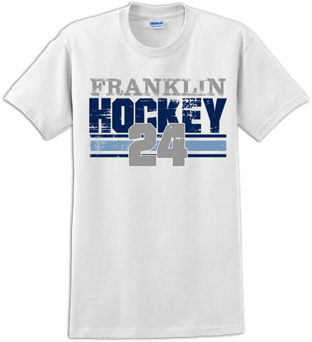 Franklin Flyers Old Time T-shirt with Player Number