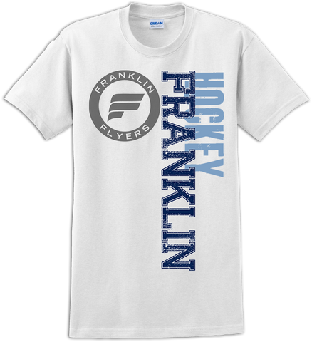 Franklin Flyers Faded Logo T-Shirt with Player Number