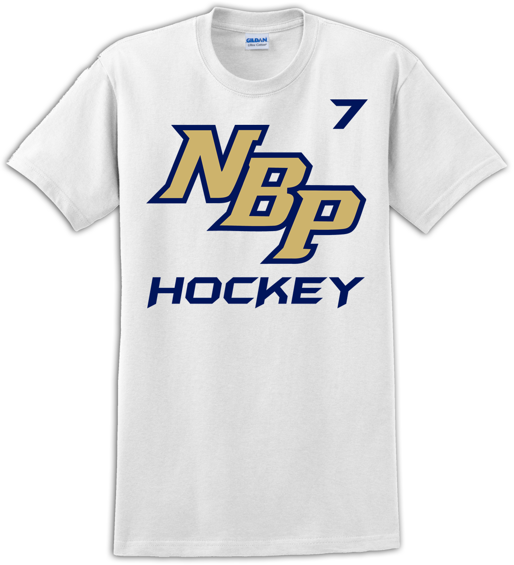 North Broward Prep Logo T-shirt with Player Number