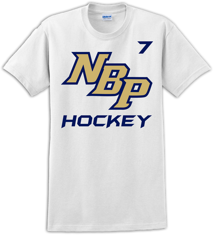 North Broward Prep Logo T-shirt with Player Number