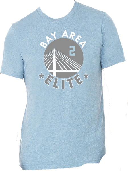 Bay Area Elite Triblend Logo Tee w/ Player Number
