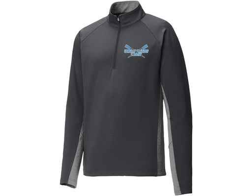 Space Coast Crew Stretch Contrast 1/2-Zip Pullover