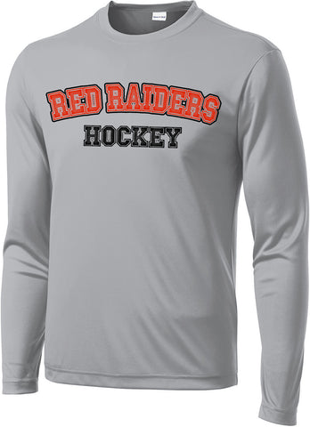 Red Raiders Hockey Fundamentals Long Sleeve Dri-Fit Tee