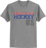 Freedom Hockey Large Number T-shirt
