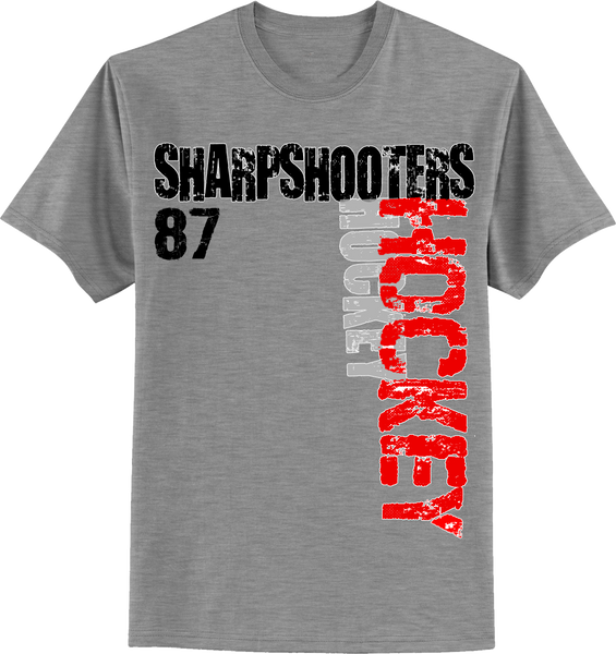Sharp Shooters Hockey T-shirt with Player Number