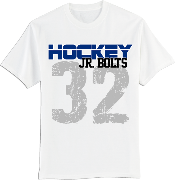Jr. Bolts Rinkside T-shirt with Player Number