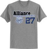 Florida Alliance Old Time T-shirt with Player Number