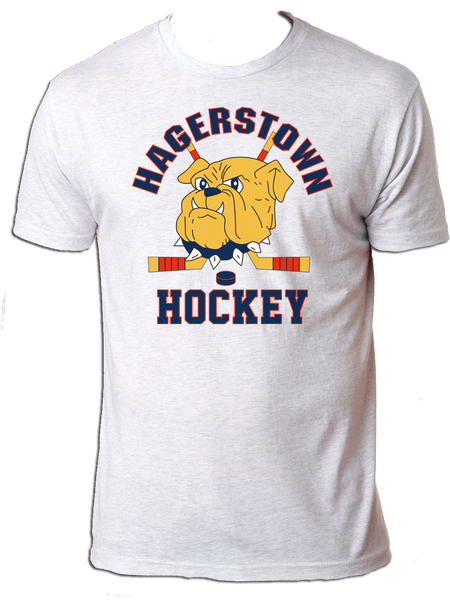 Hagerstown Bulldogs Hockey Logo Triblend T-Shirt