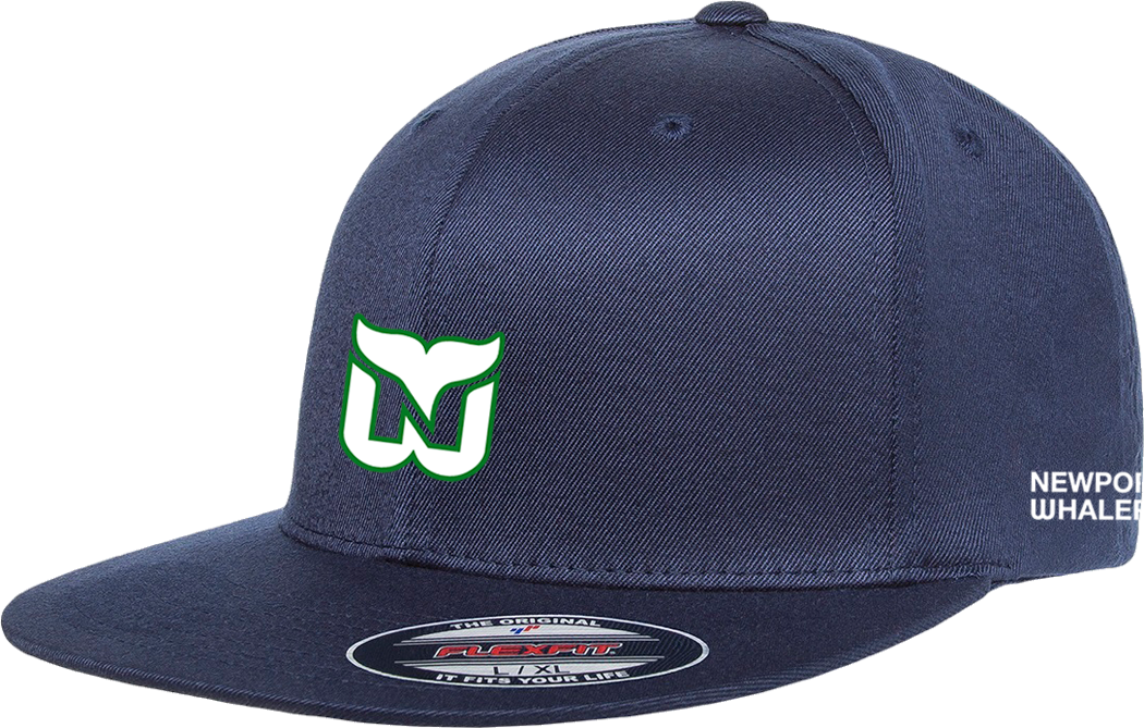 Newport Whalers FlexFit Flat Brim Cap