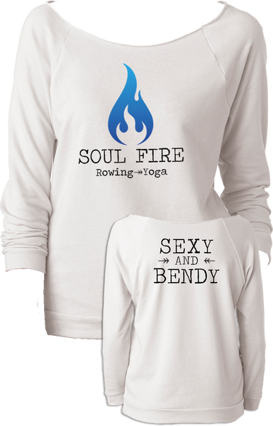 SOUL FIRE Rowing → Yoga  Lightweight French Terry 3/4-Sleeve Raglan