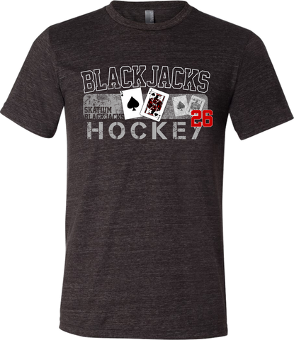 Blackjacks Hockey Triblend T-shirt