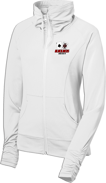 Blackjacks Hockey Ladies Sport-Wick Stretch Full-Zip Jacket