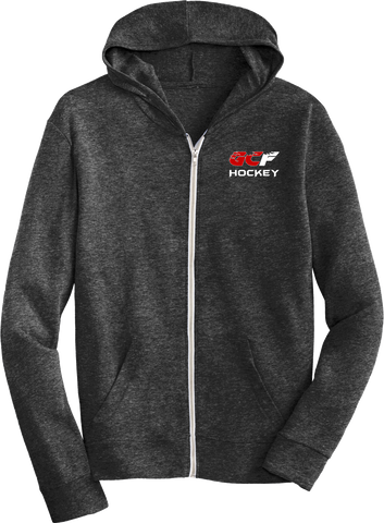 Flames Lightweight Tri-Blend Full-Zip Sweatshirt