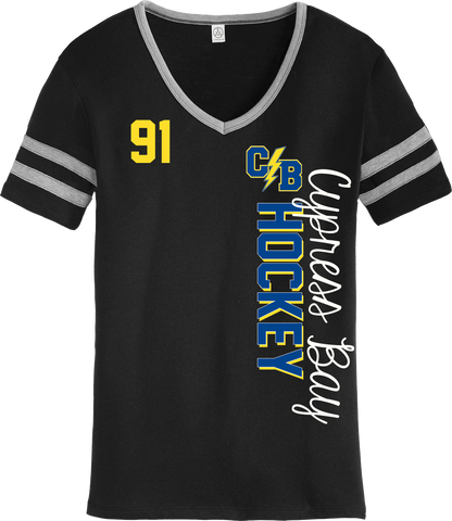 Cypress Bay Hockey Varsity Vintage 50/50 Tee