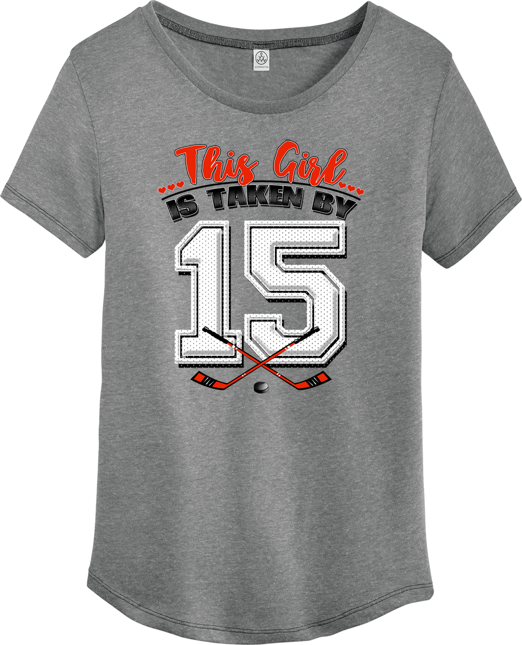 This Girl Belongs To ___ Custom Number ♥ Vintage 50/50 Tee