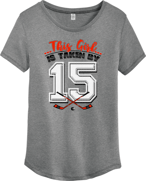 This Girl Belongs To ___ Custom Number ♥ Vintage 50/50 Tee