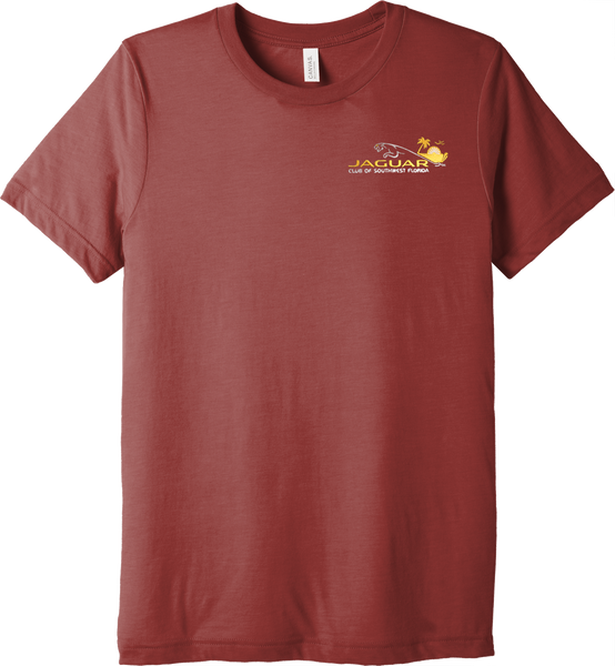 Jaguar Club of Southwest Florida Embroidered Triblend T-Shirt