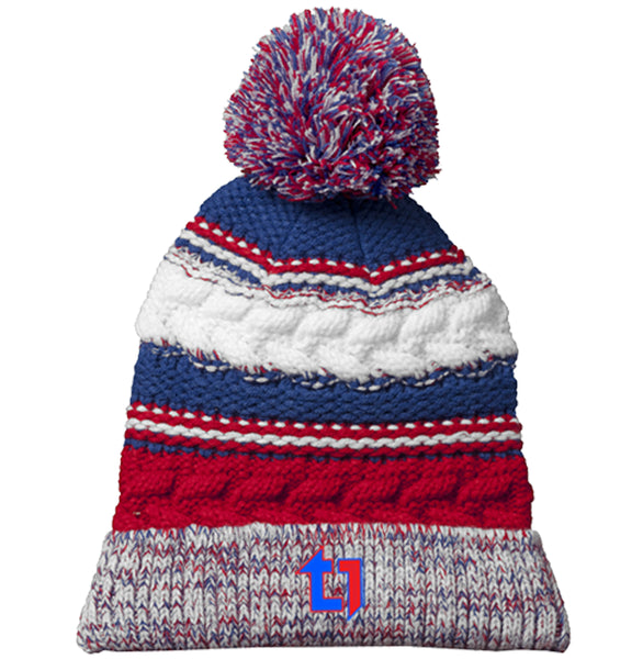Type 1 Timer Hockey Pom Pom Team Beanie