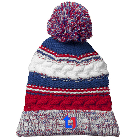 Type 1 Timer Hockey Pom Pom Team Beanie