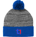 Type 1 Timer Hockey Heather Pom Pom Team Beanie