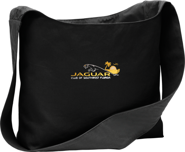 Jaguar Club of Southwest Florida Cotton Canvas Sling Bag