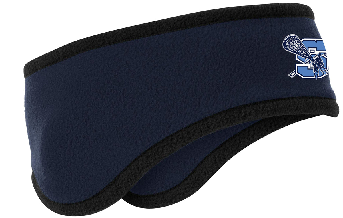 Warriors Lacrosse Two-Color Fleece Headband