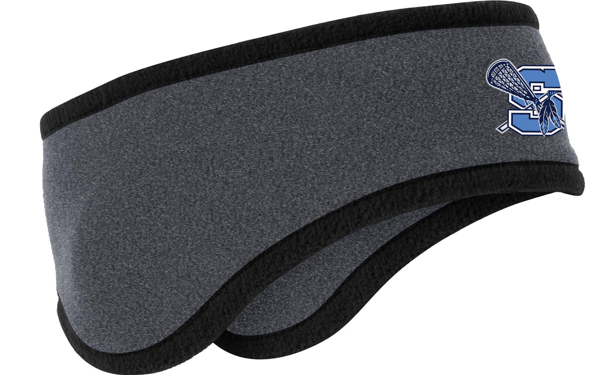 Warriors Lacrosse Two-Color Fleece Headband