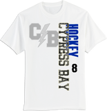 Cypress Bay Faded Logo T-shirt with Player Number
