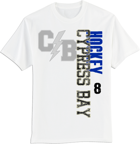 Cypress Bay Faded Logo T-shirt with Player Number