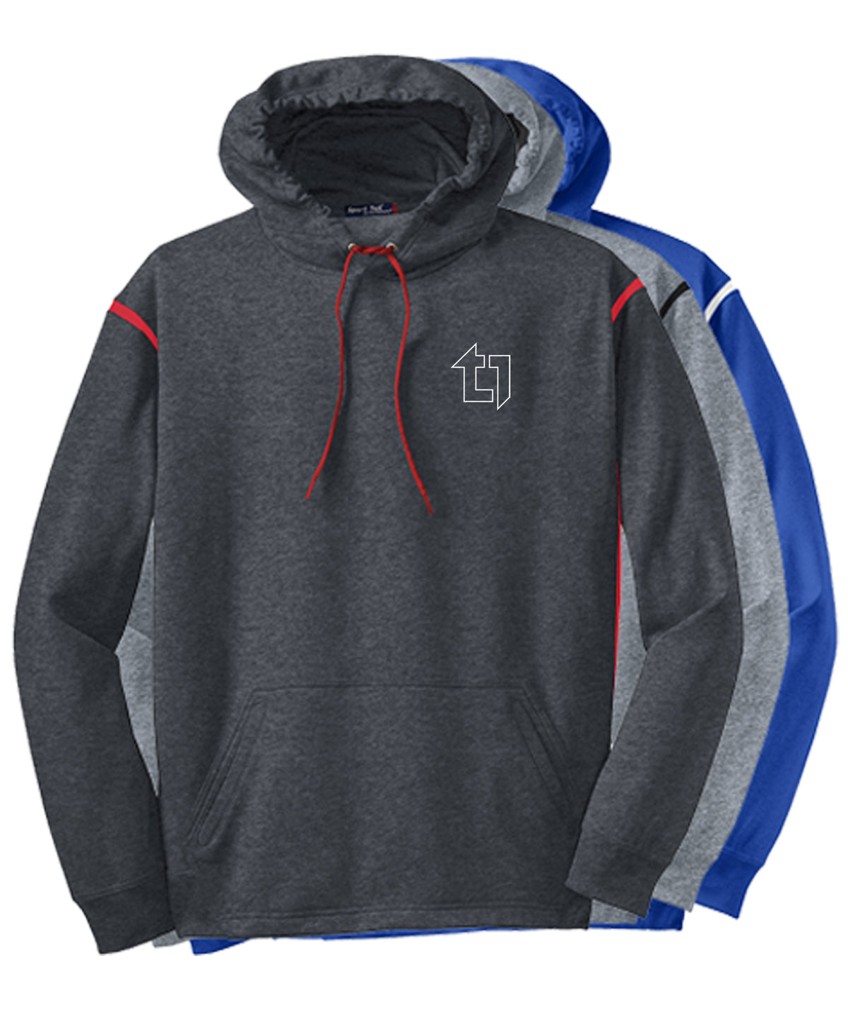 Type 1 Timer Hockey Tech Fleece Colorblock Hooded Sweatshirt