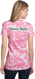 Dancin' Gators Pink Camo Crew Tee